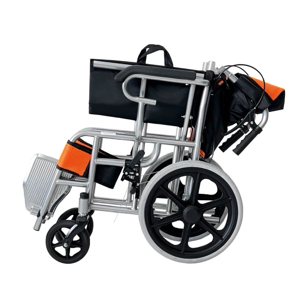 รถเข็นวีลแชร์ MIKI THAILAND WHEELCHAIR01 สีส้ม